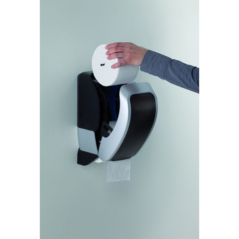 COSMOS Doppelrollen-Toilettenpapierspender -schwarz