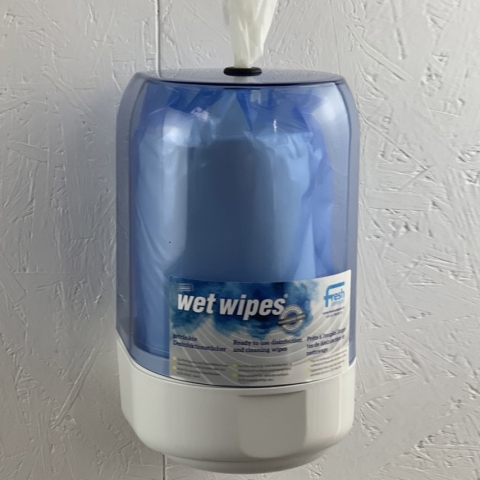 Wandspender für 310 Wet Wipes Desinfektionstücher