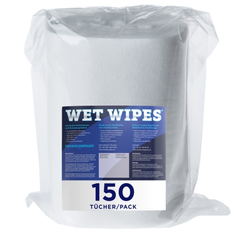 Wet Wipes Mini Tisch-Spenderdosen mit selbstschliessendem Klappdeckel (ohne Inhalt)